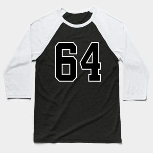 Number 64 Baseball T-Shirt